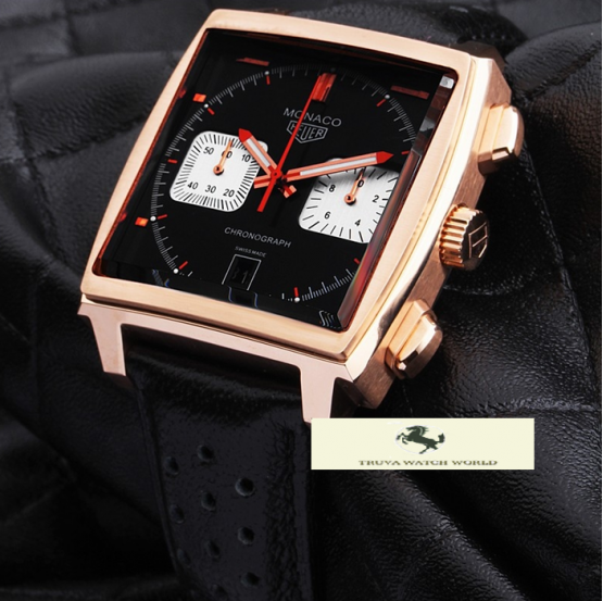 HK835 TAG HEUER GRAND CARRERA CALİBRE 12 MONACO GOLD